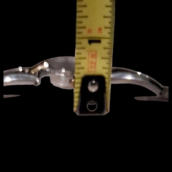 SEIKO Solar Ladies Watch Two Tone White Face Crystal Accented - Picture 12 of 13